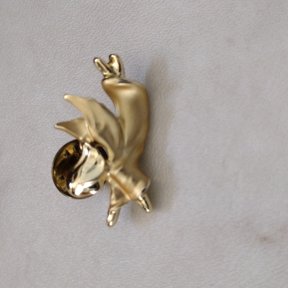 Gigi lapel pin.